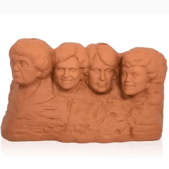 Golden Girls Rushmore Chia Pet Decorative Planter - Picture 1 of 4